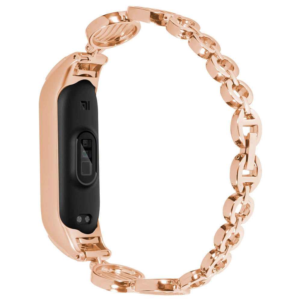 For Xiaomi Mi Band 3 4 Water Wave Design Watch Strap Anti-wear Stainless Steel Bracelet Replacement Wrist Band For Xiaomi Mi Band 3 4 Water Wave Design Watch Strap Anti-wear Stainless Steel Bracelet Replacement Wrist Band